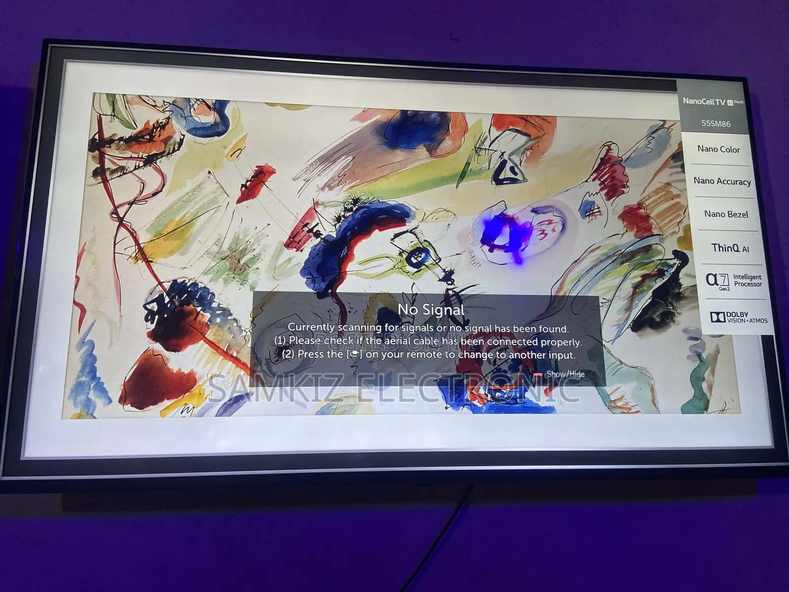55 Inch Sm86 Series Nanocell HDR Smart Uhd Tv With Ai Thinq