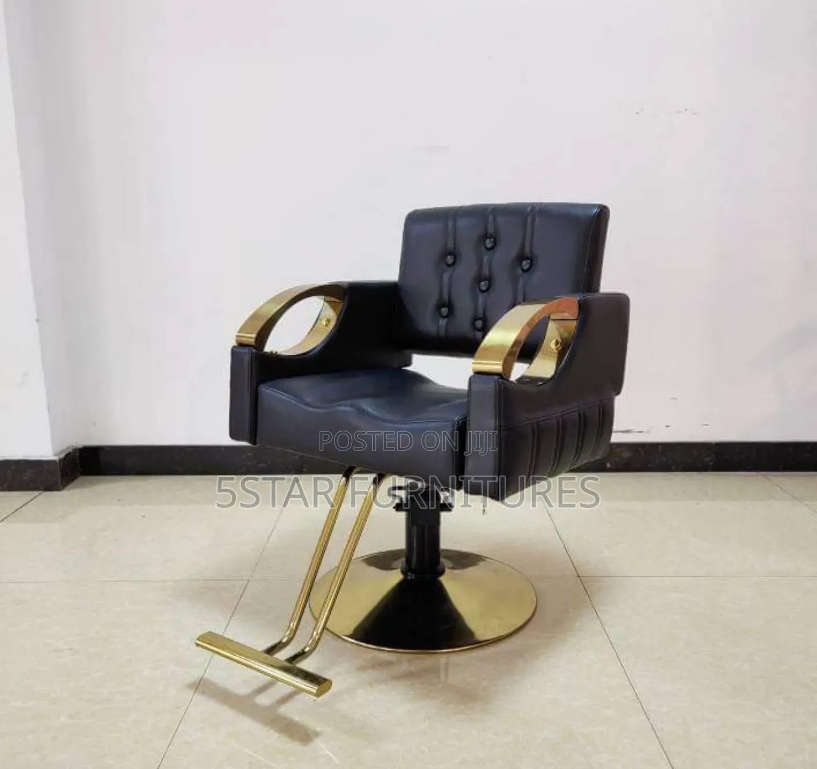 New Modern Gold Barbing Chair