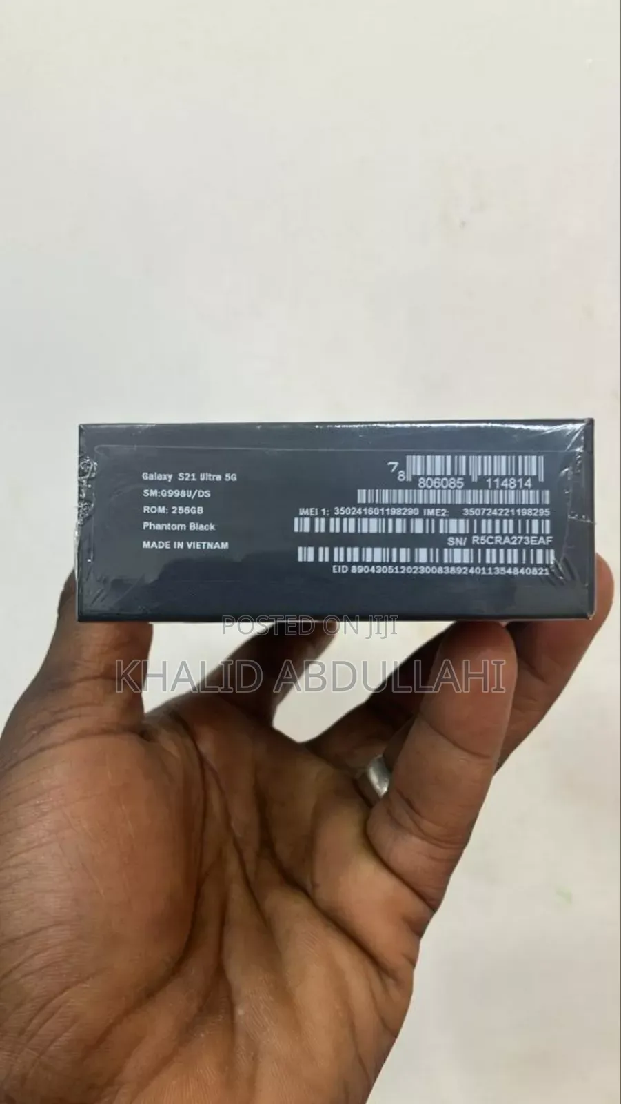 New Samsung Galaxy S21 Ultra 5G 256 GB Black