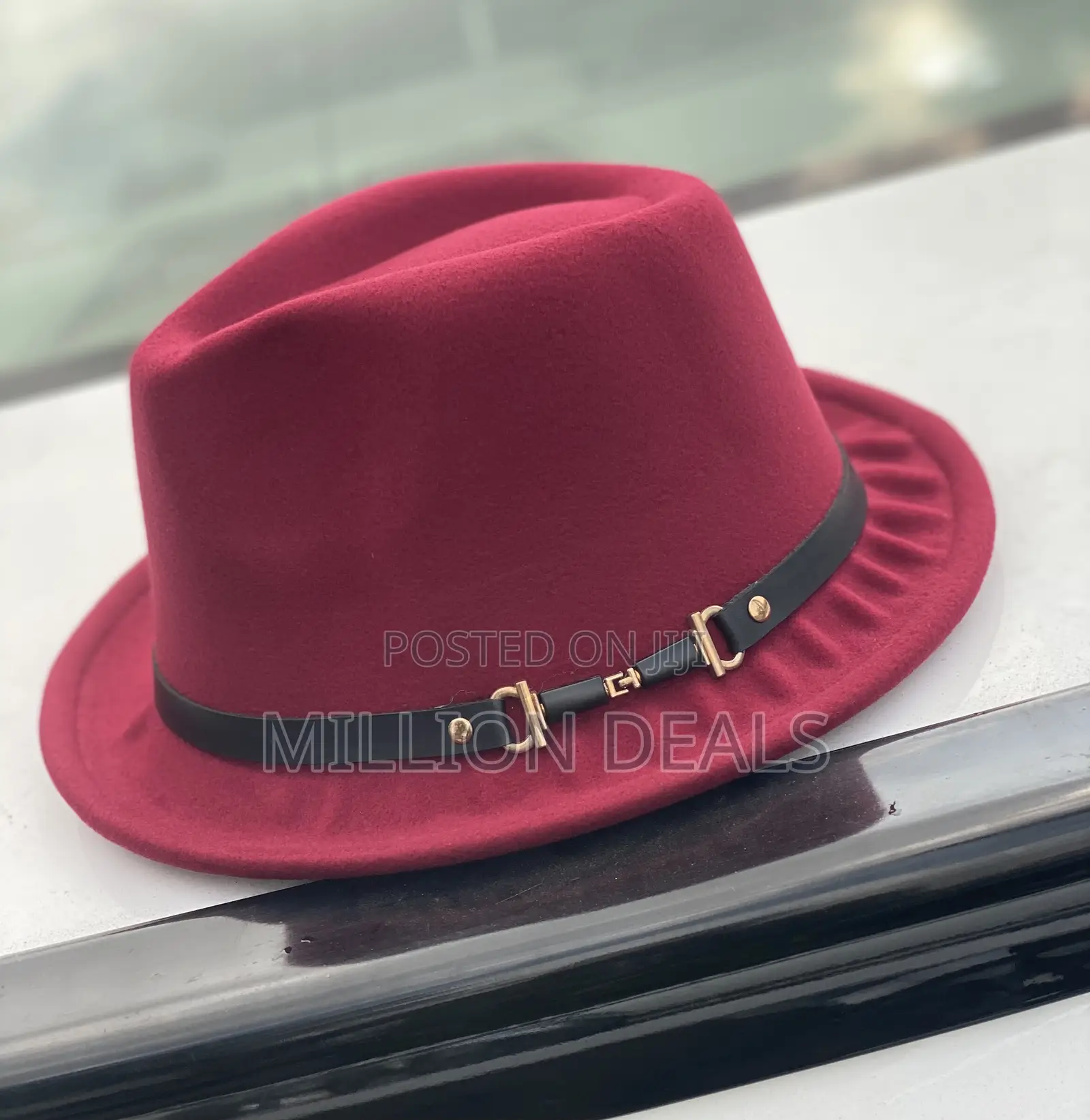 Stylish Mid Brim Luxe Men’S Fedora Hat
