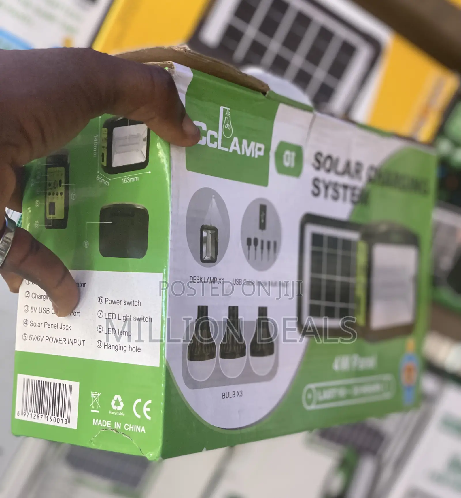 Solar Charging System 4W Panel Power Kits
