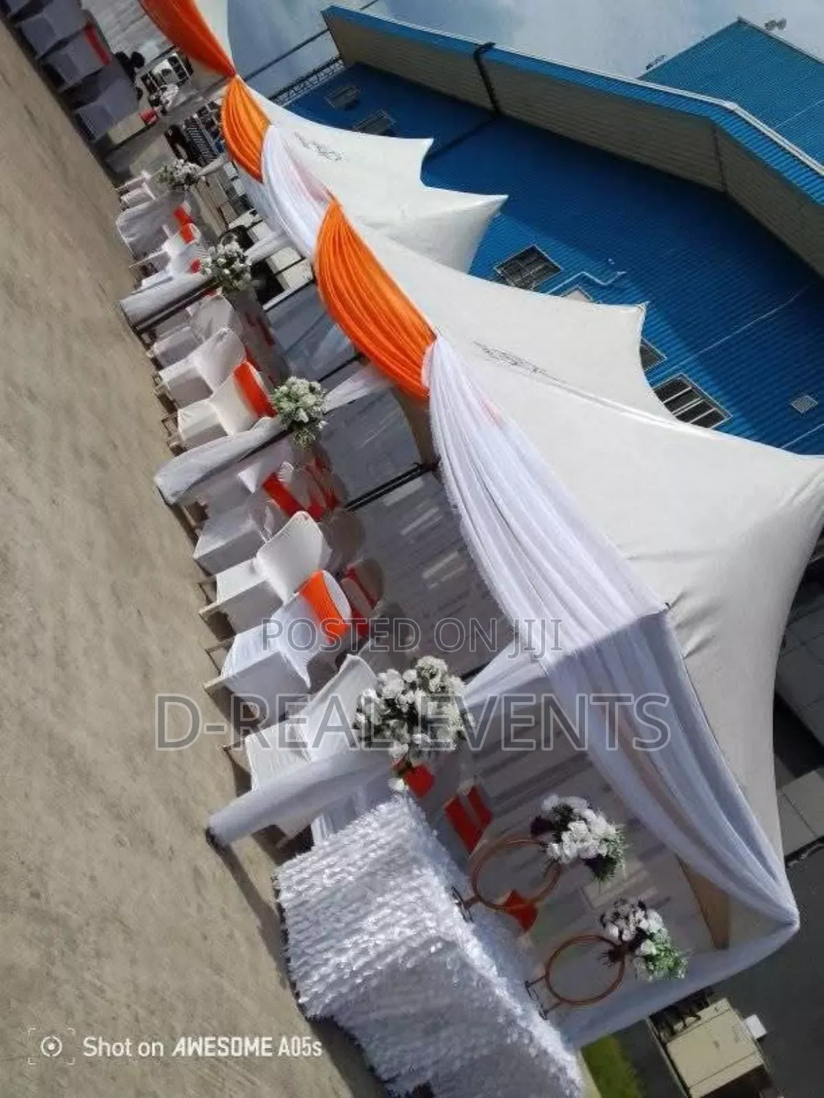Table Cloth , Chair Cover Canopy for Rent