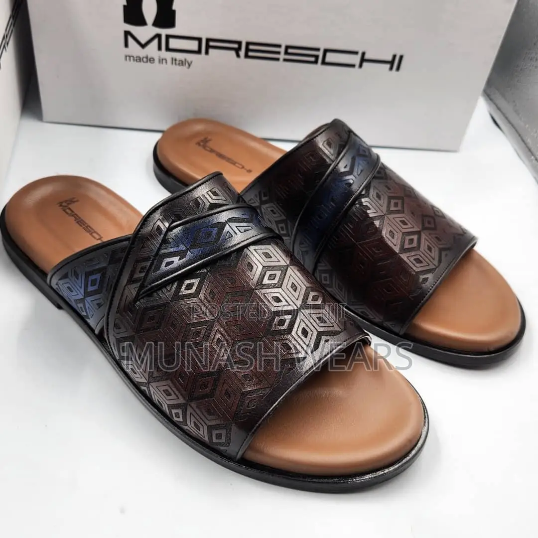 Pure Italian Leather Moreschi Slipers