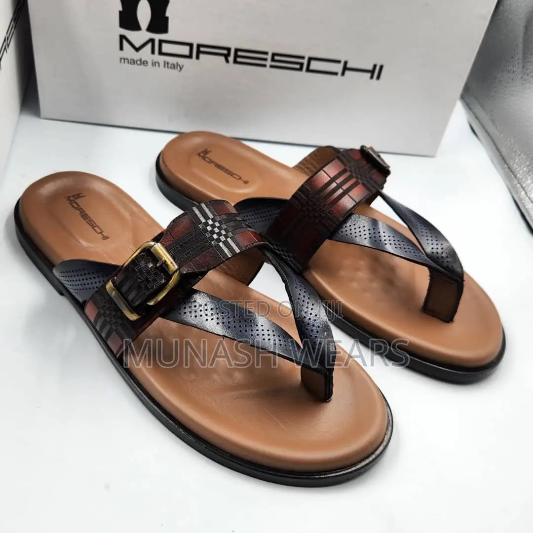 Pure Italian Leather Moreschi Slipers
