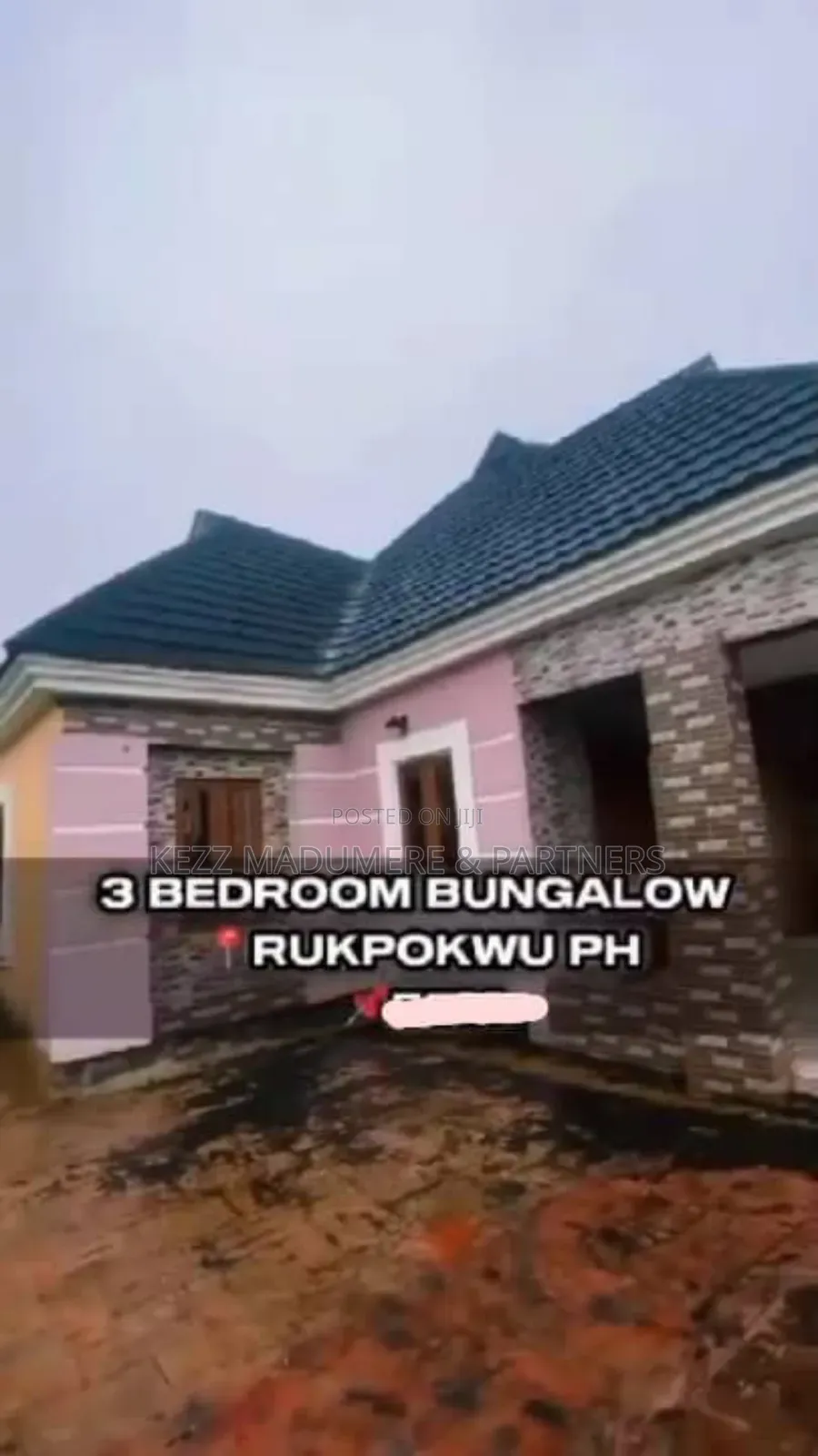 3bdrm Bungalow in Rukpokwu , Port for sale
