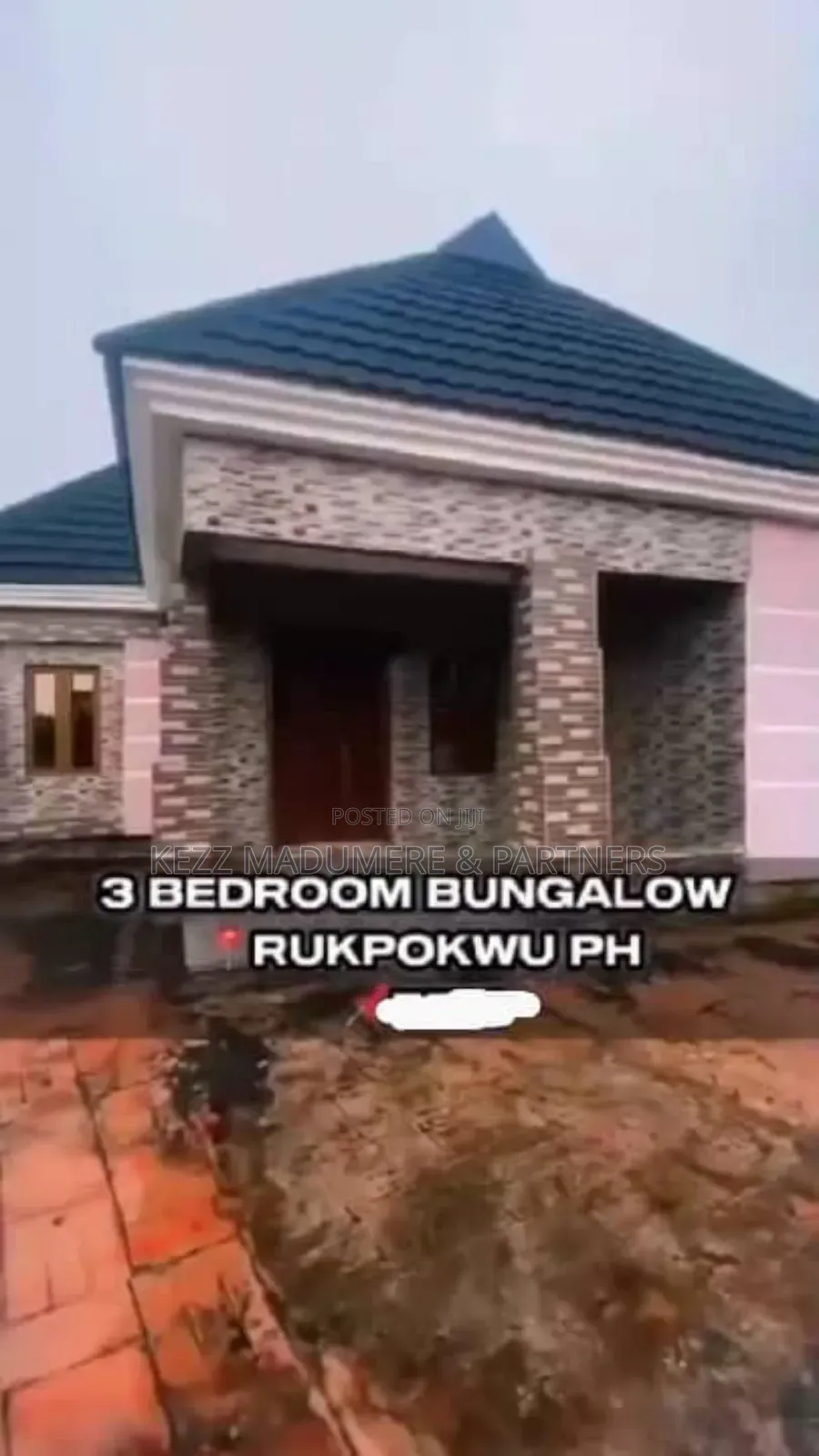 3bdrm Bungalow in Rukpokwu , Port for sale