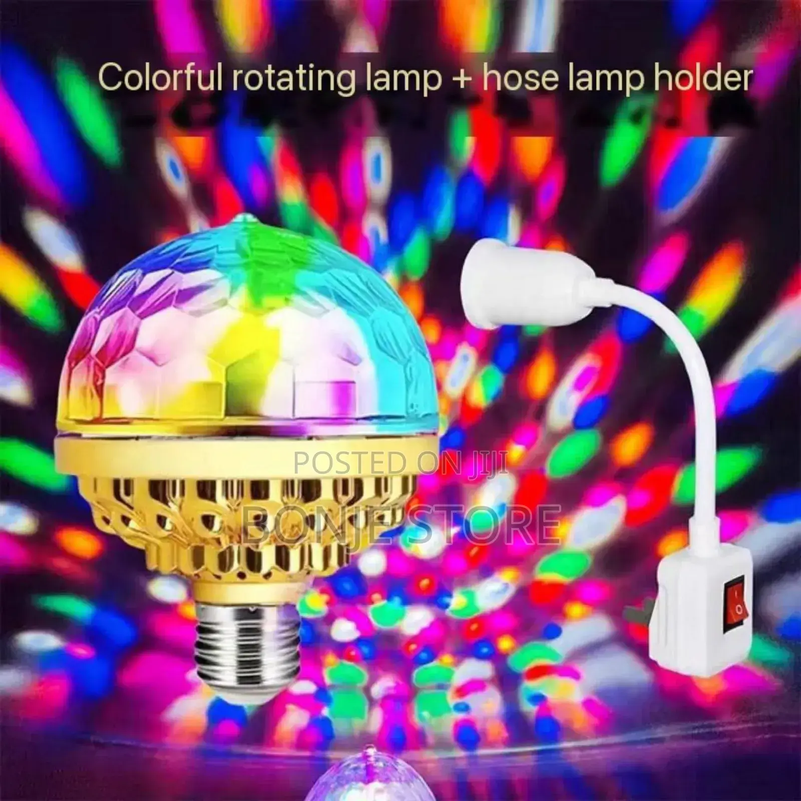 Rotational Disco Bulb With Lamp Holder
