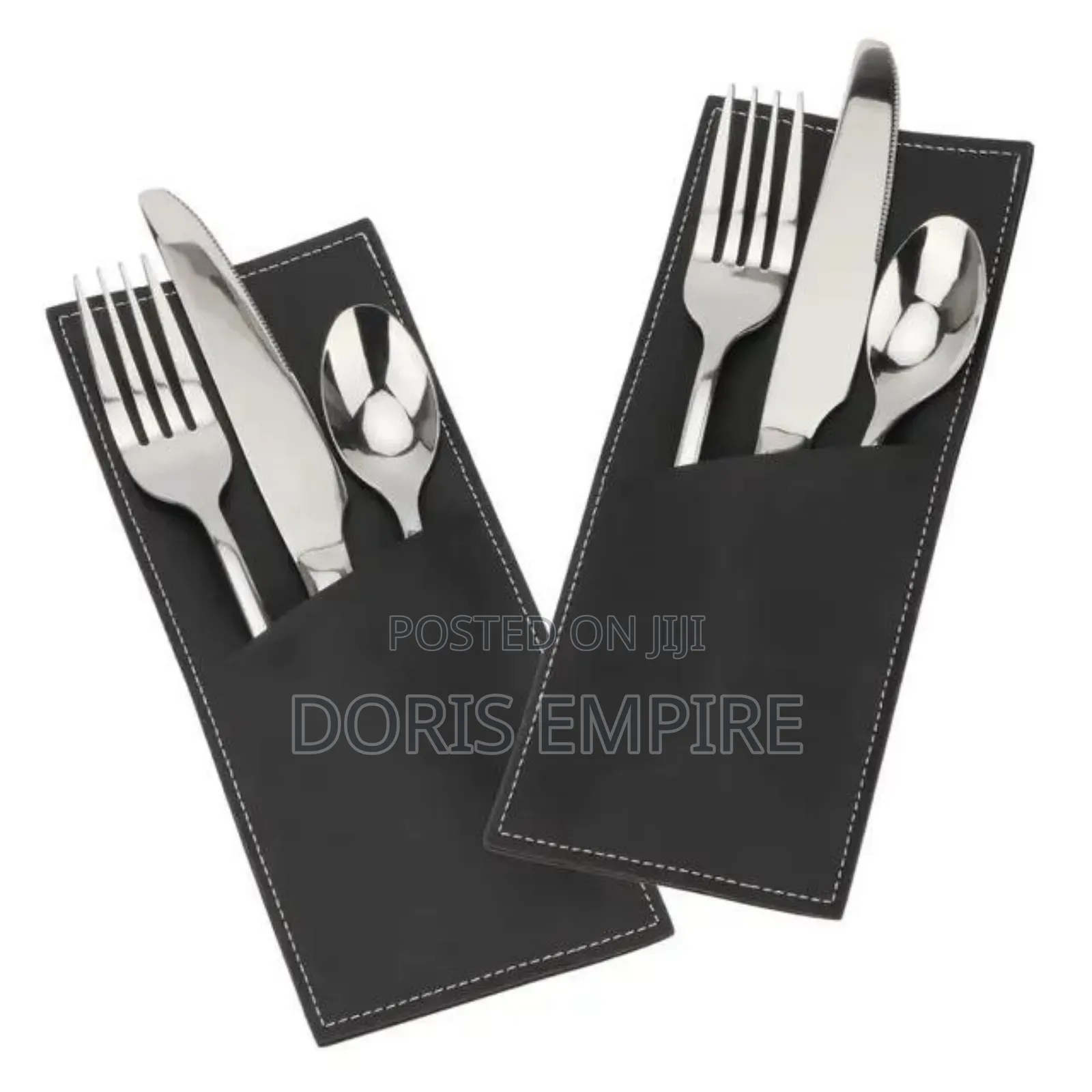 Qaulity Leather Cutlery Pouch Available