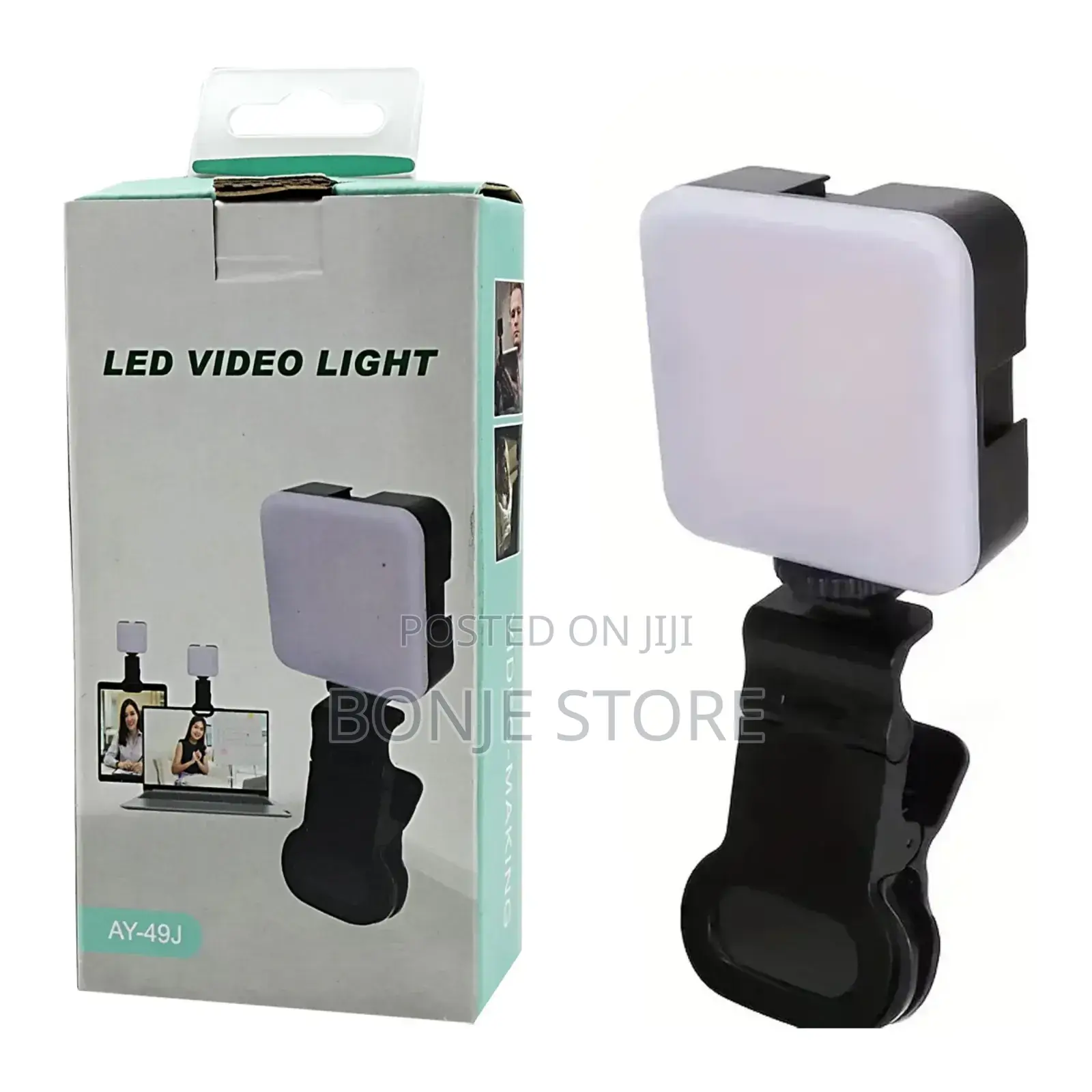 Rechargeable LED Photo/Video Light With Clip (Phone Computer