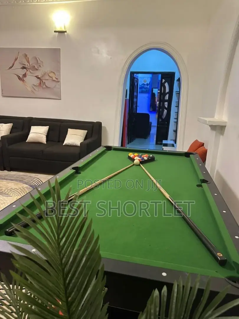 3 Bedroom Wuse2 With Snooker and Table Tennis on 50% Promo