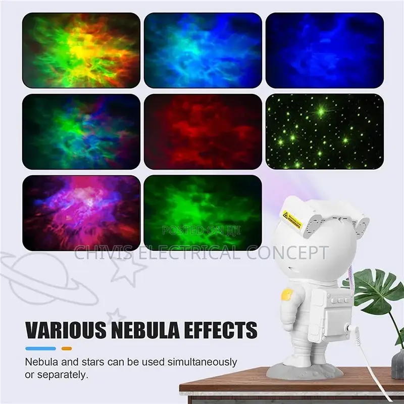 Galaxy Star Astronaut Projector LED Night Light Starry Sky