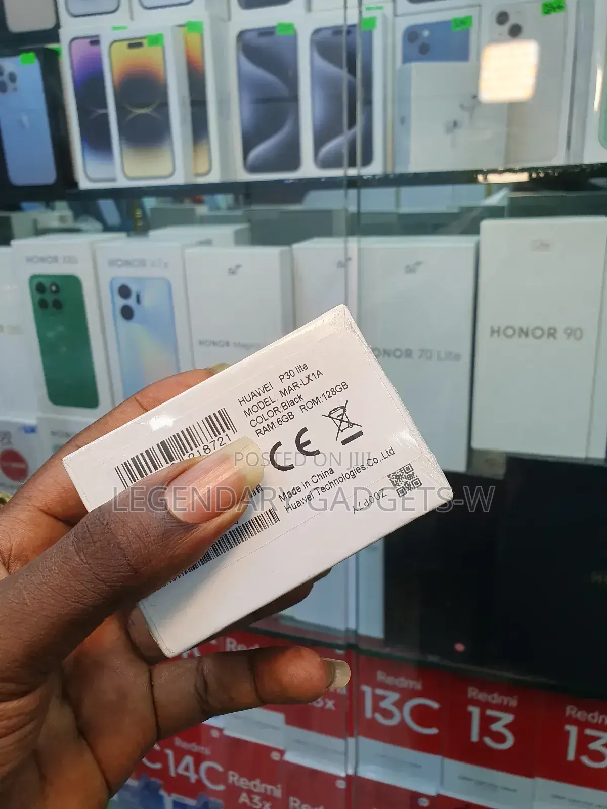 New Huawei P30 Lite 128 GB Black