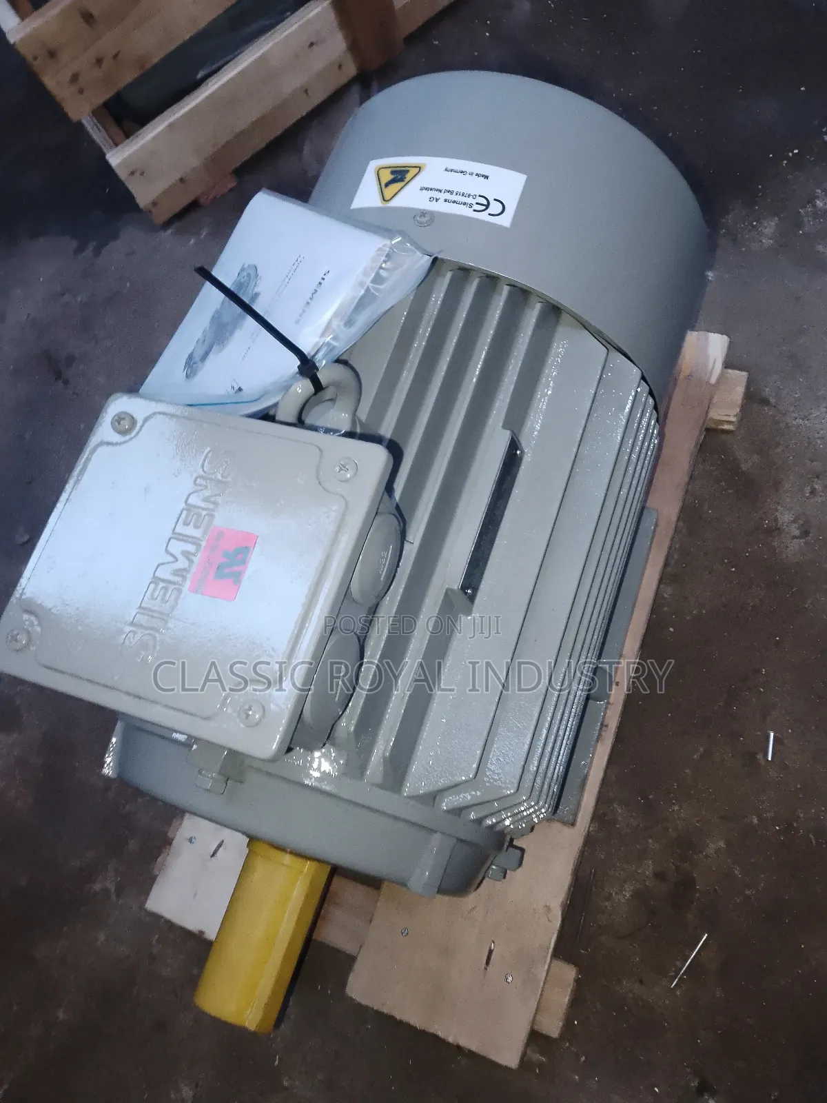 7.5 KW Siemens Electric Motor 10 HP 1455 RPM