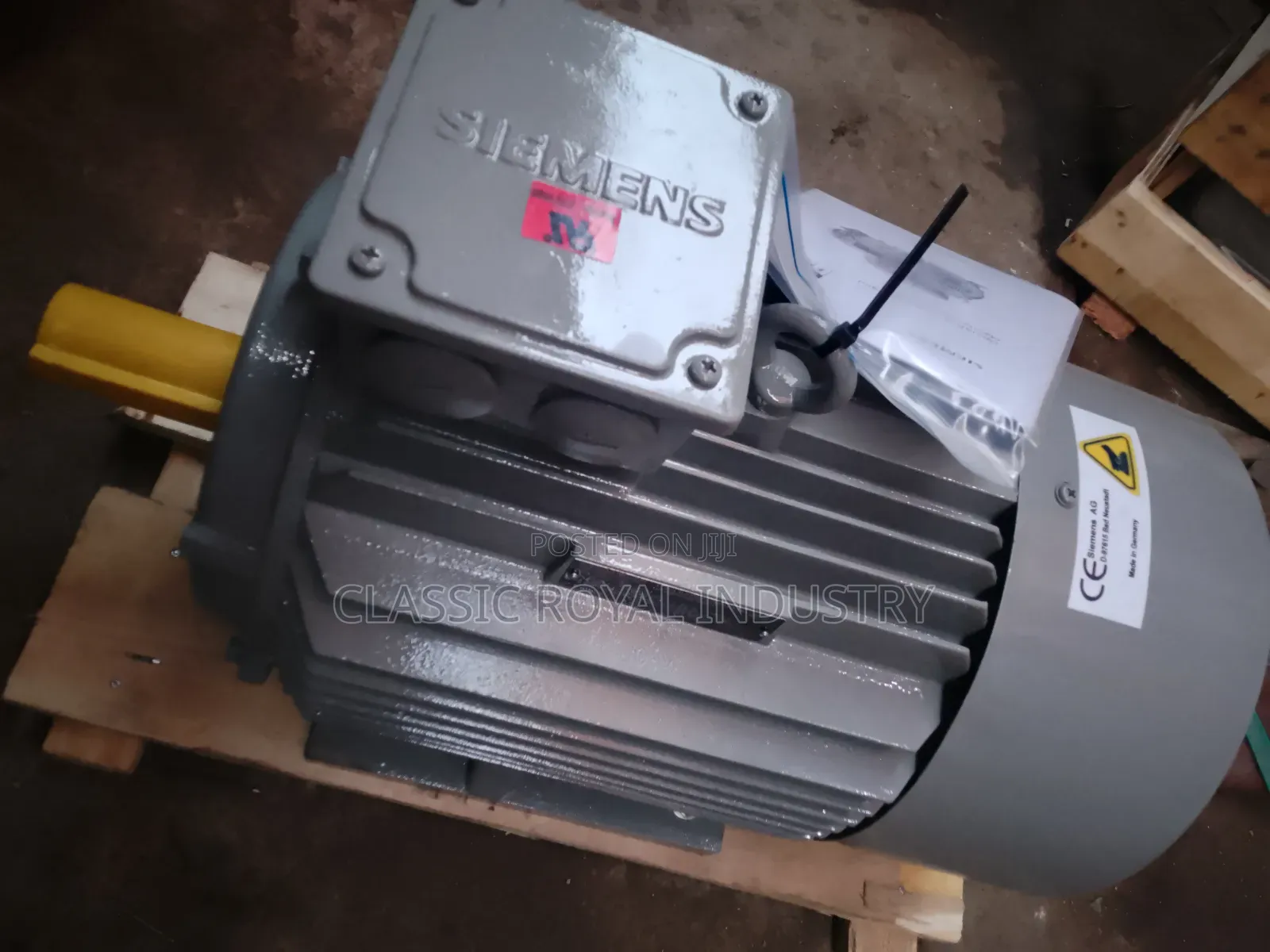 7.5 KW Siemens Electric Motor 10 HP 1455 RPM