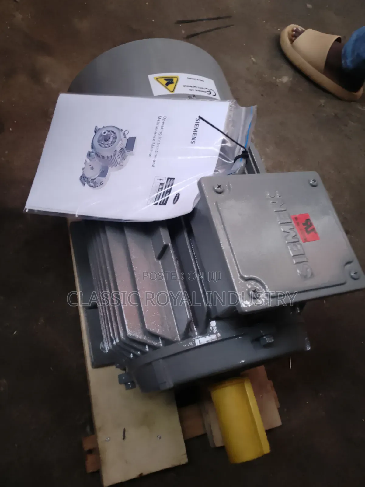 7.5 KW Siemens Electric Motor 10 HP 1455 RPM