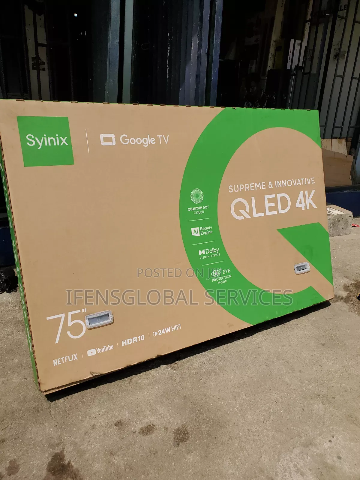 75" Qled Syinix Television