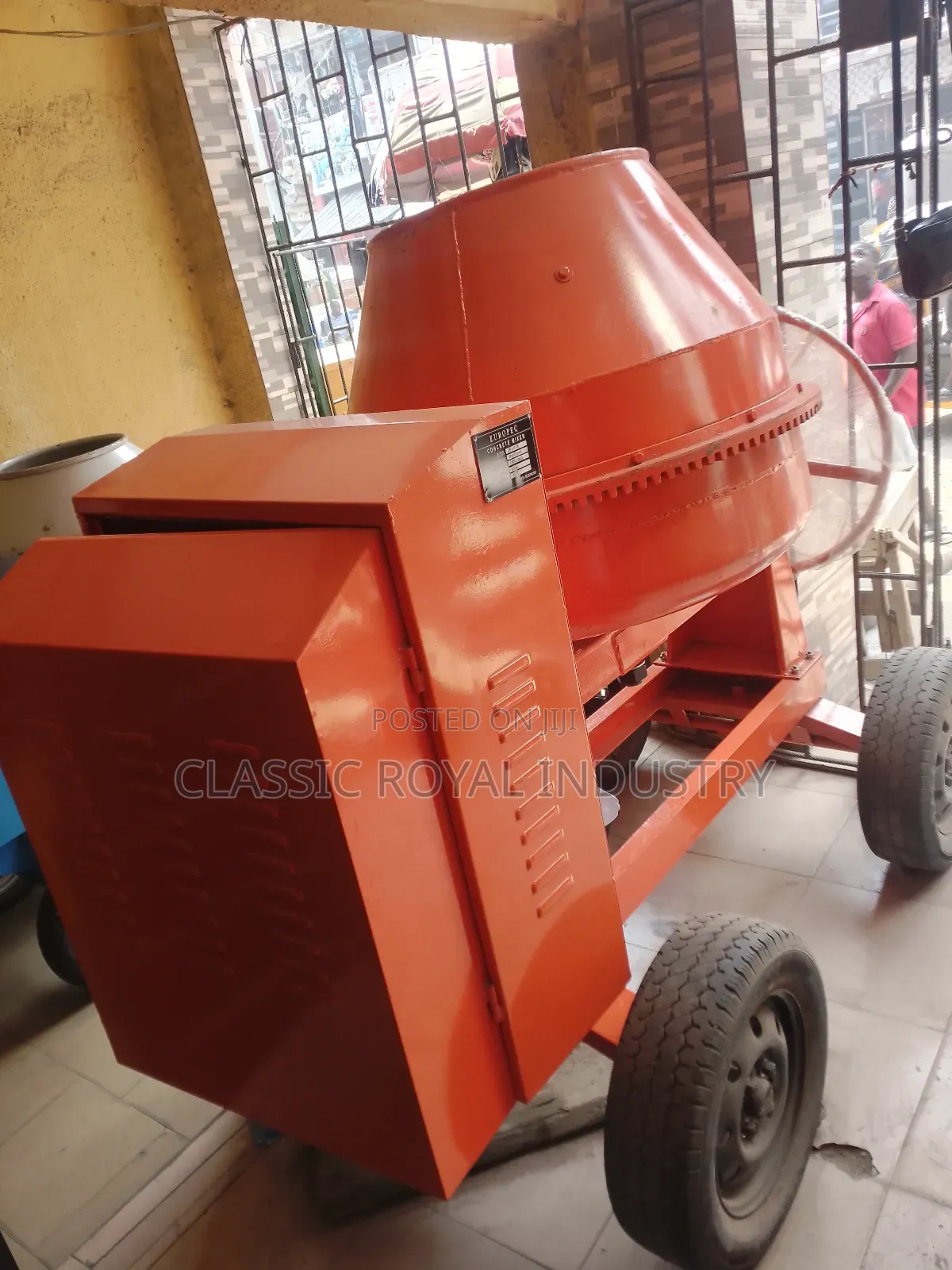 EUROPEC Concrete Mixer 500L One and Half Bag Diesel