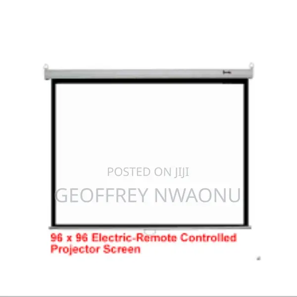 96 X96electric Motorized Projector Screen|Has Remote Control