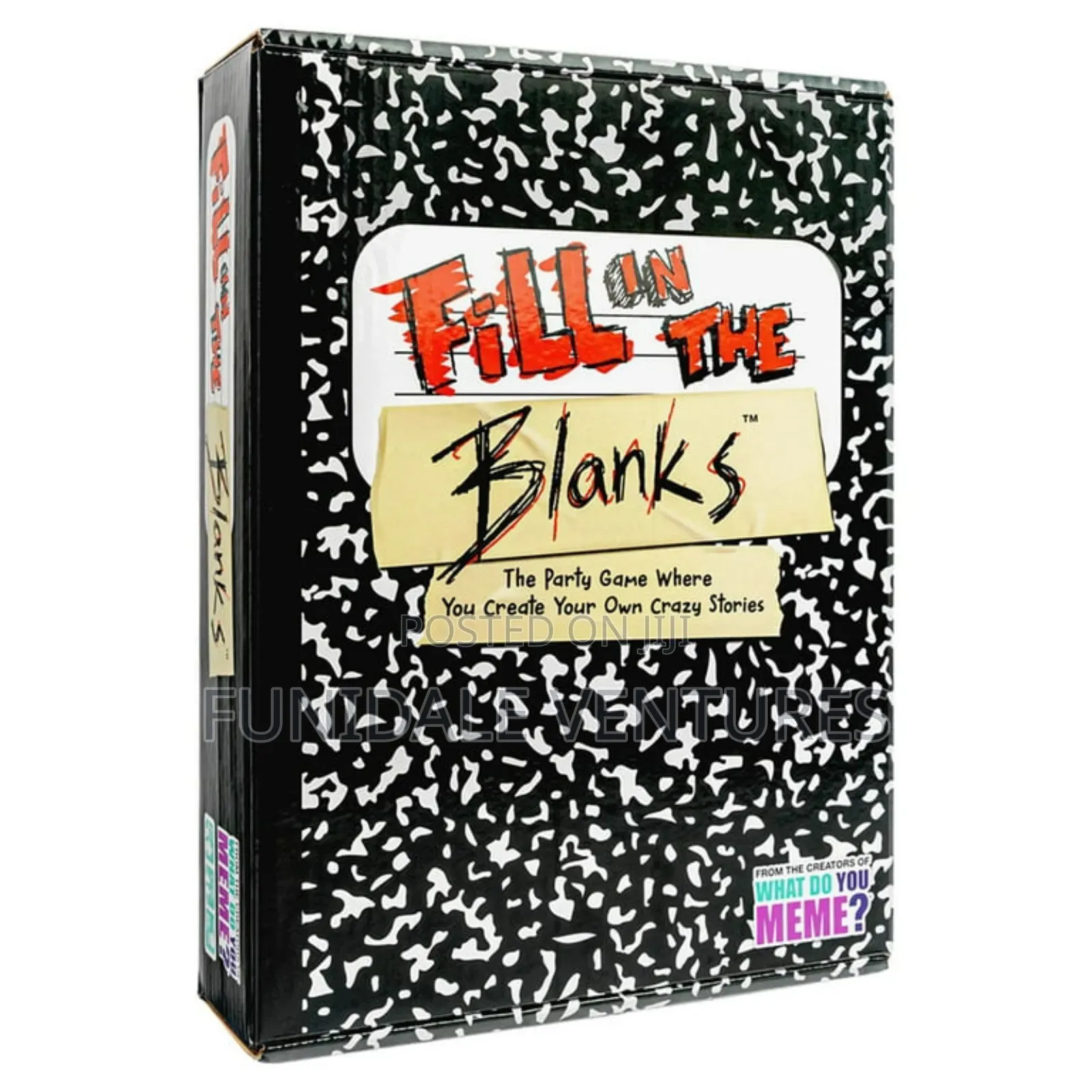 Fill in the Blanks Family Game
