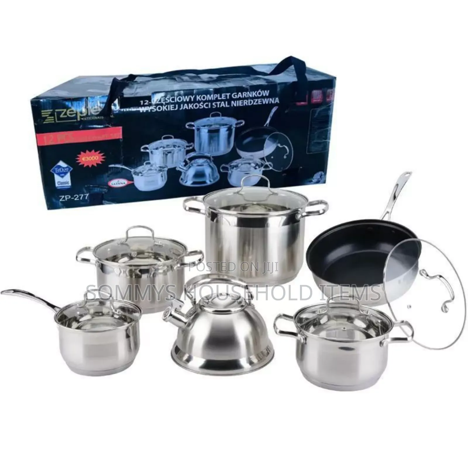 High Quality Stainless Steel Pot Set With Kettle