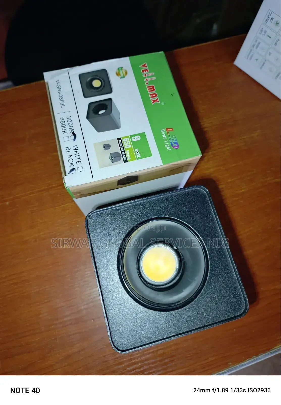 9w Under Decking Surface Cantilever Light
