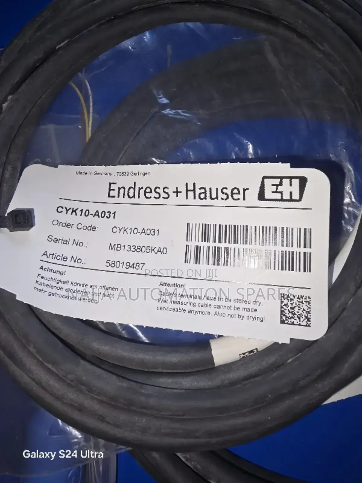 Endress Digital Measuring Cable CYK10 | CYK10-A031
