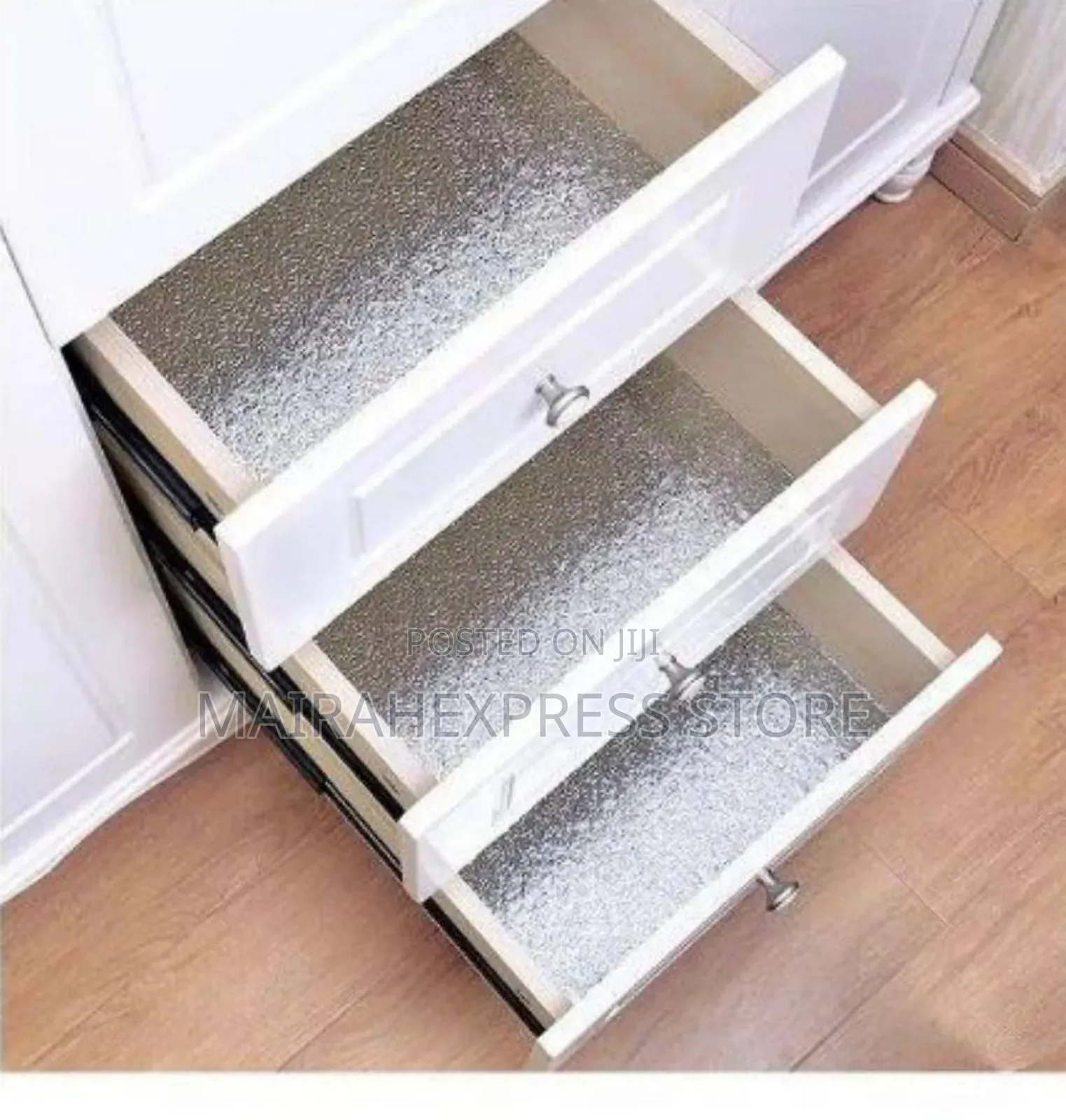 Kitchen Cabinet Foil Sticker - Silver