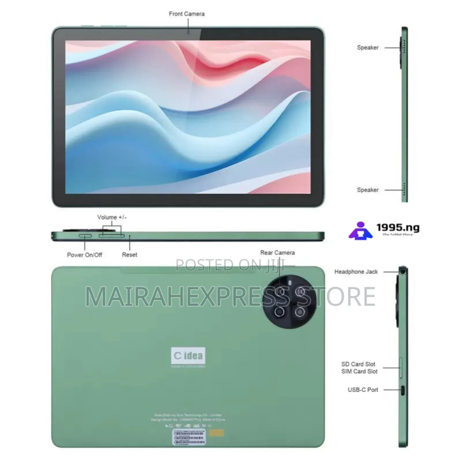 New C idea CM8800 Plus 512 GB Green