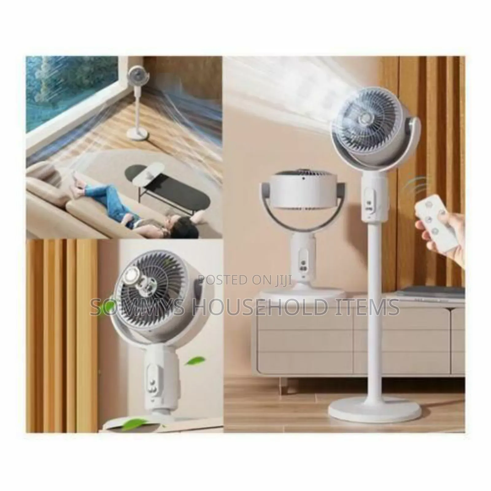 Adjustable Rechargeable Fan With Remote Control