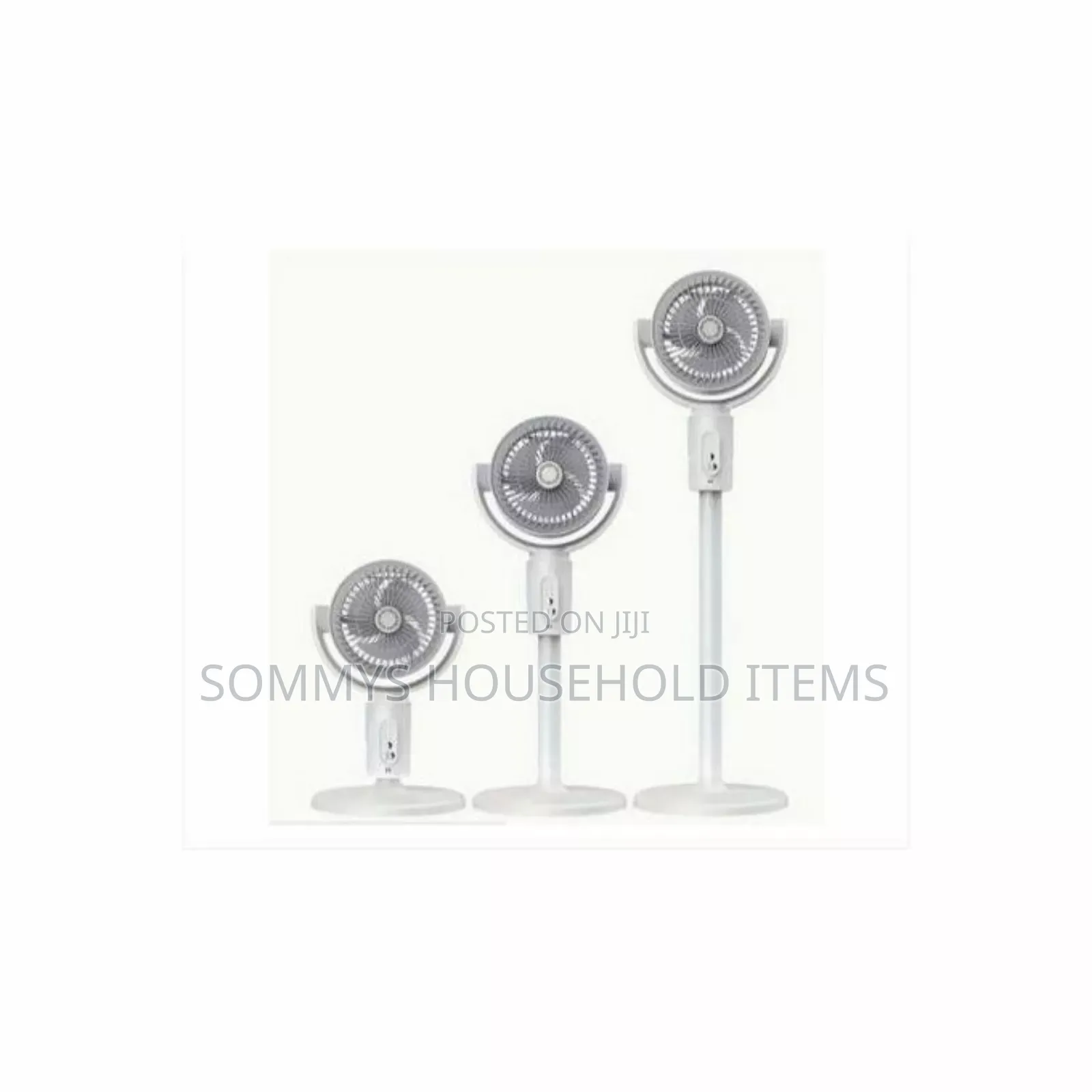 Adjustable Rechargeable Fan With Remote Control