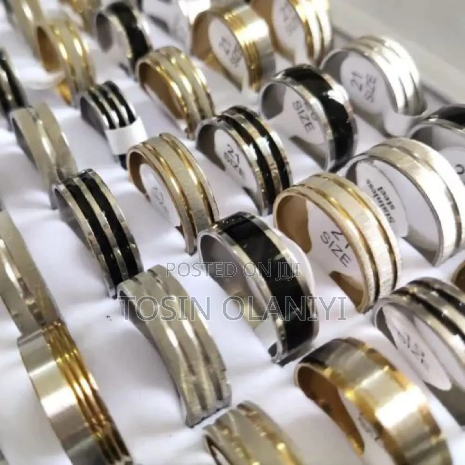 Unisex Italian Fashion Rings