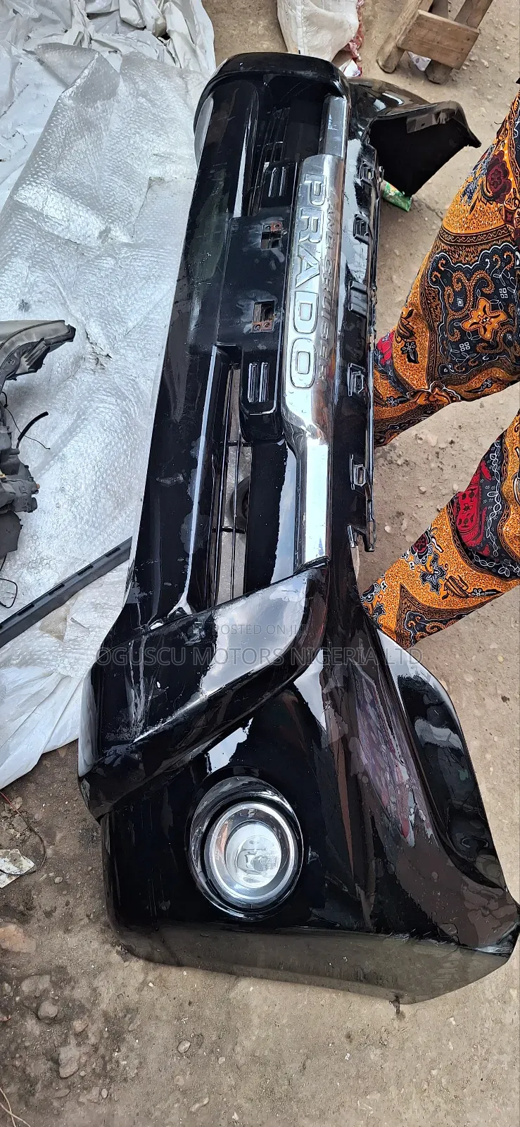 Complete Front Bumper Prado 2014-2015 Model Tokunbo