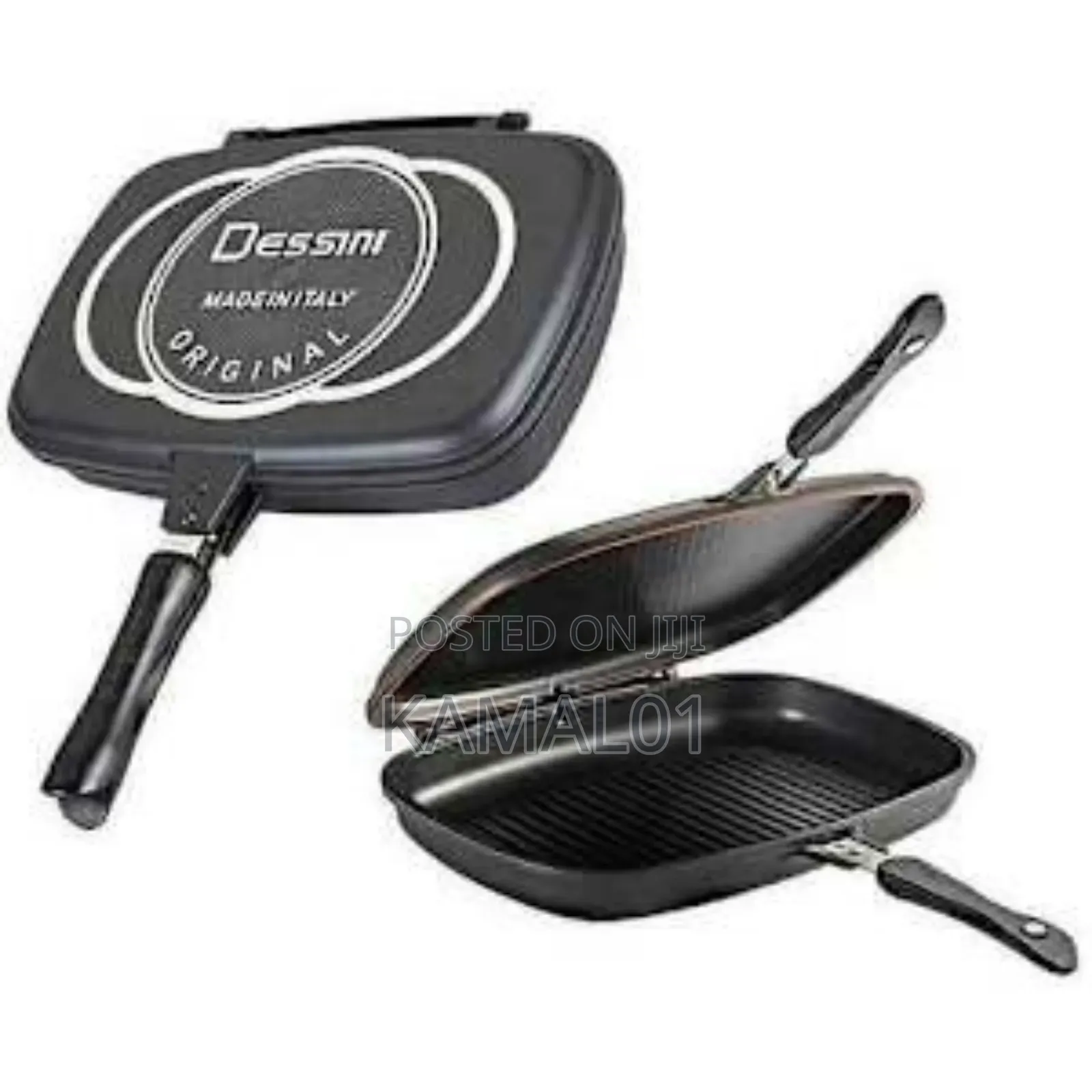 Dessini Two-Sided Double Grill Non-Stick Pan - 36cm