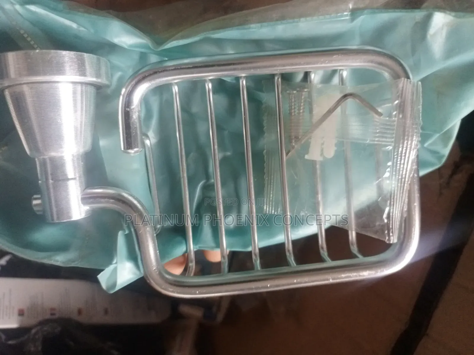 Stainless Steel Screwed Soap Holder