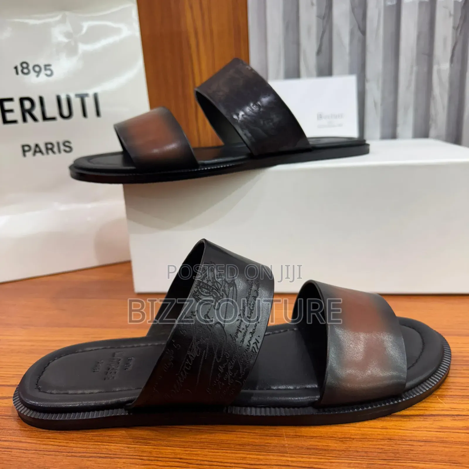 Original Berluti Slippers Available in Store