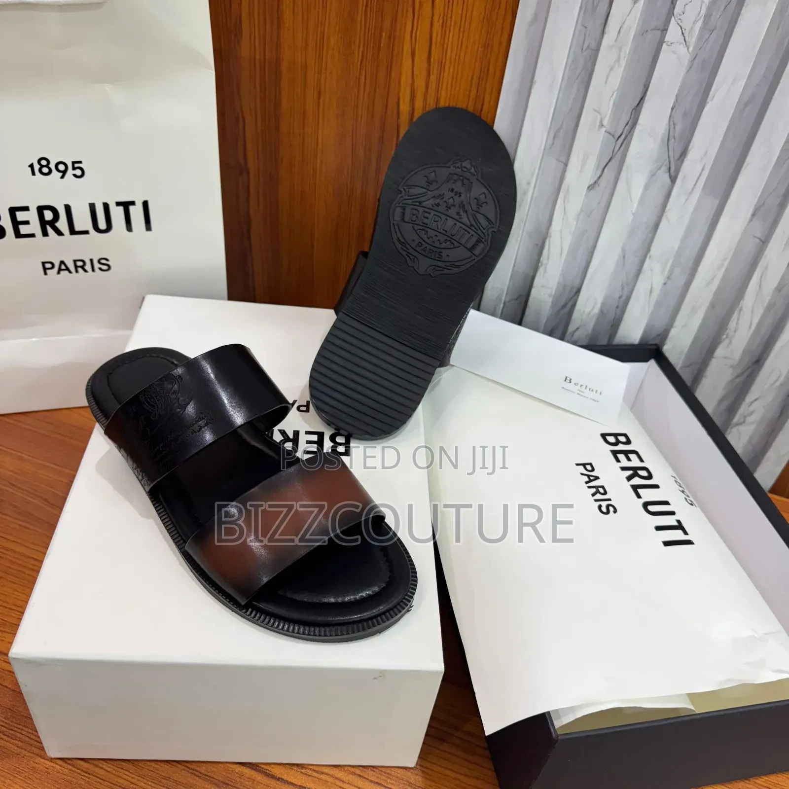 Original Berluti Slippers Available in Store