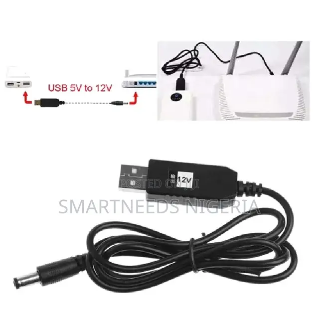 DC 5v To12v Converter -Use With Powerbank to Power Router