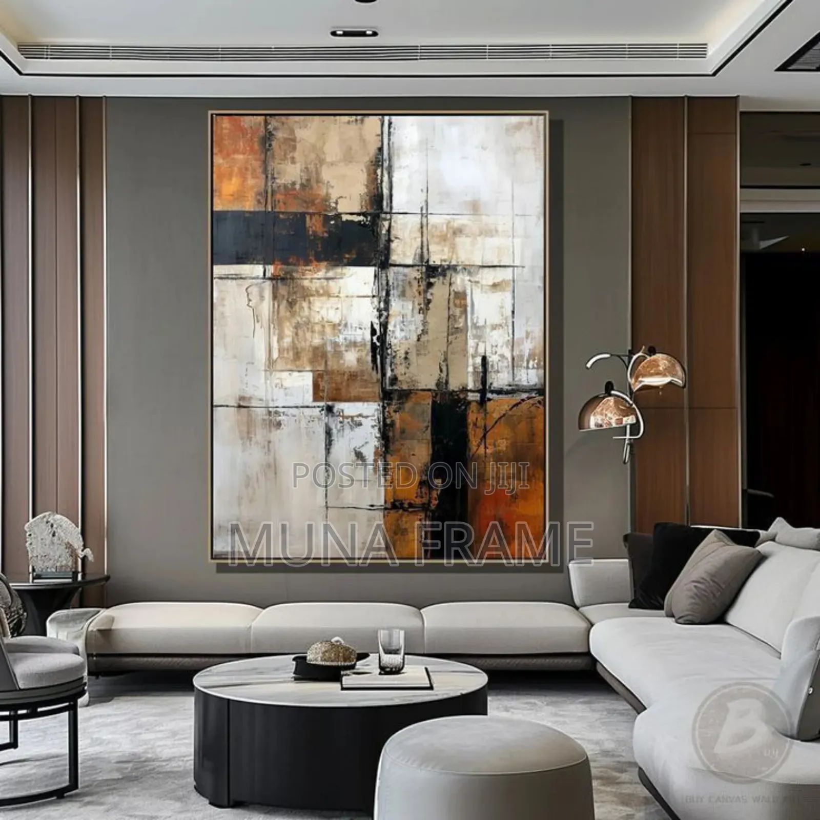 Abstract Luxury Artwork Print on Canvas