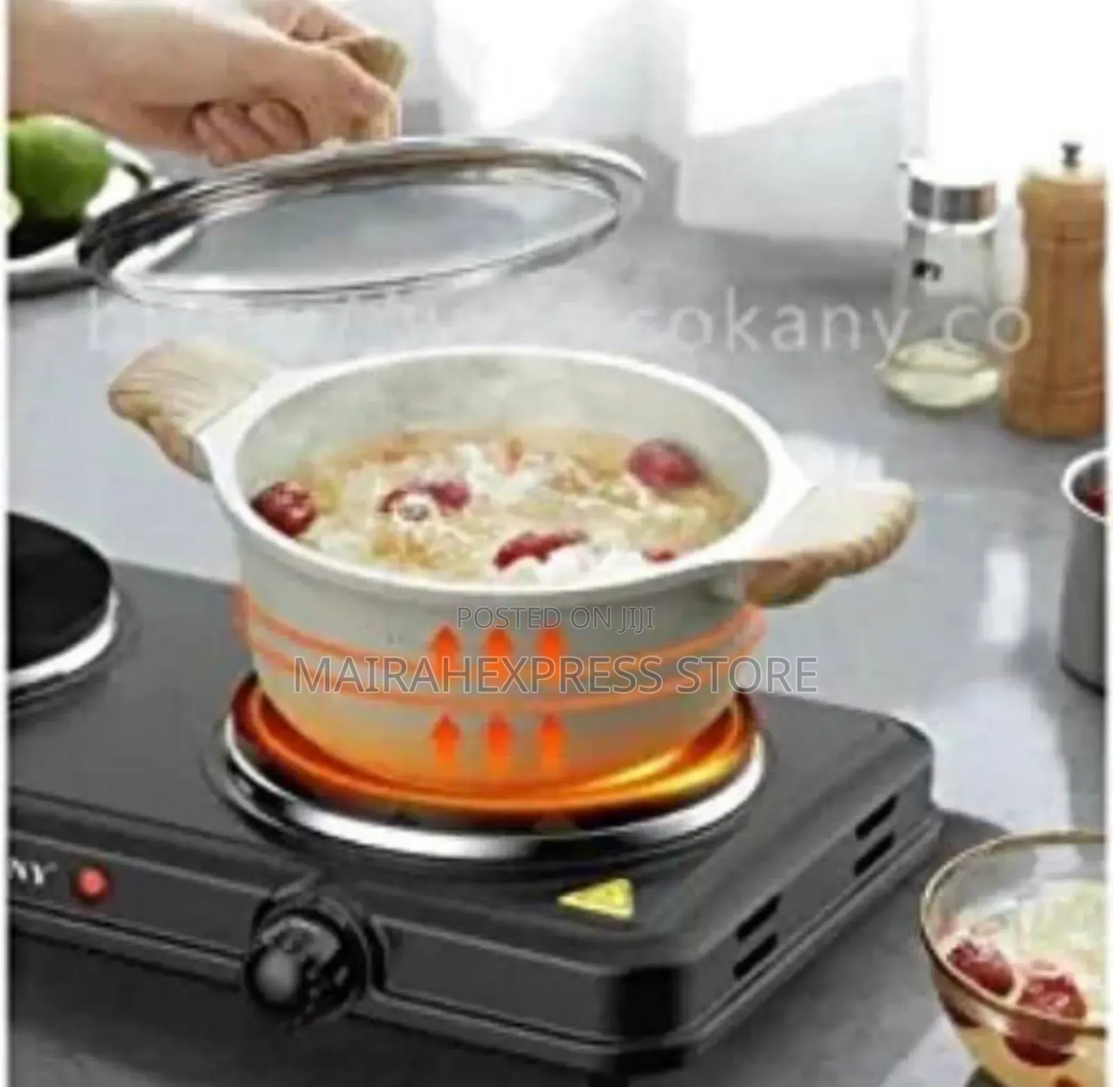Flat 5 Gear Temperature Adjustment Electric Stove/Hot Plate