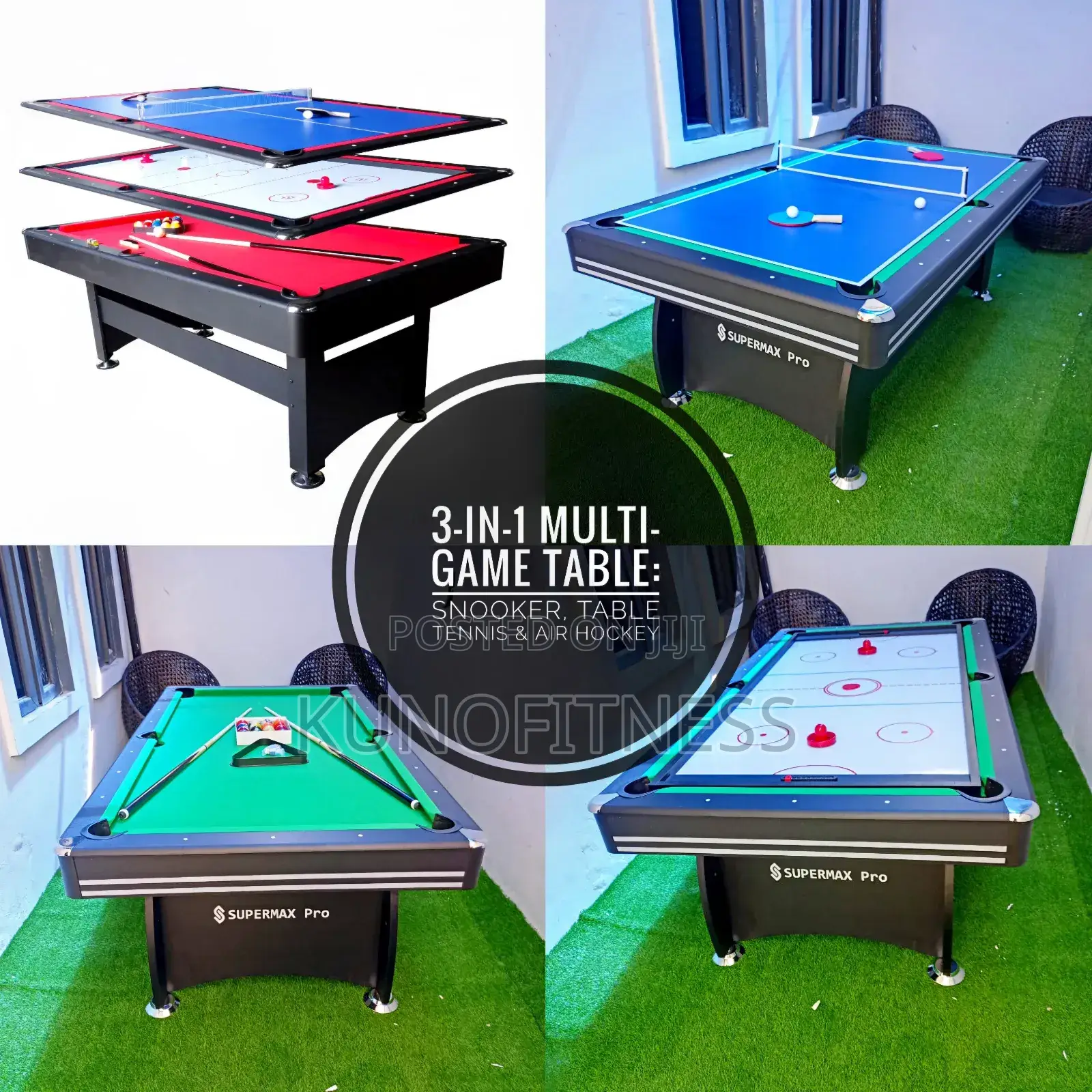 7ft 3-in-1 Sports Table for Home Lounge