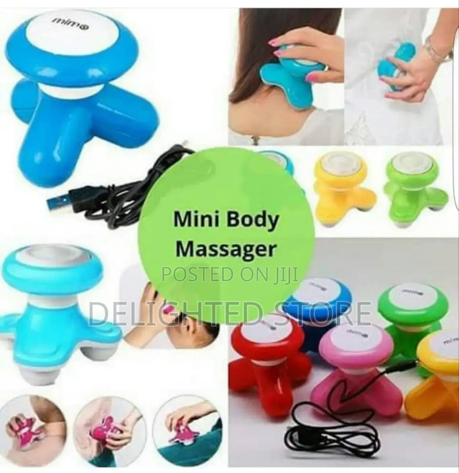Usb Battery Operated Mini Handheld Body Massager