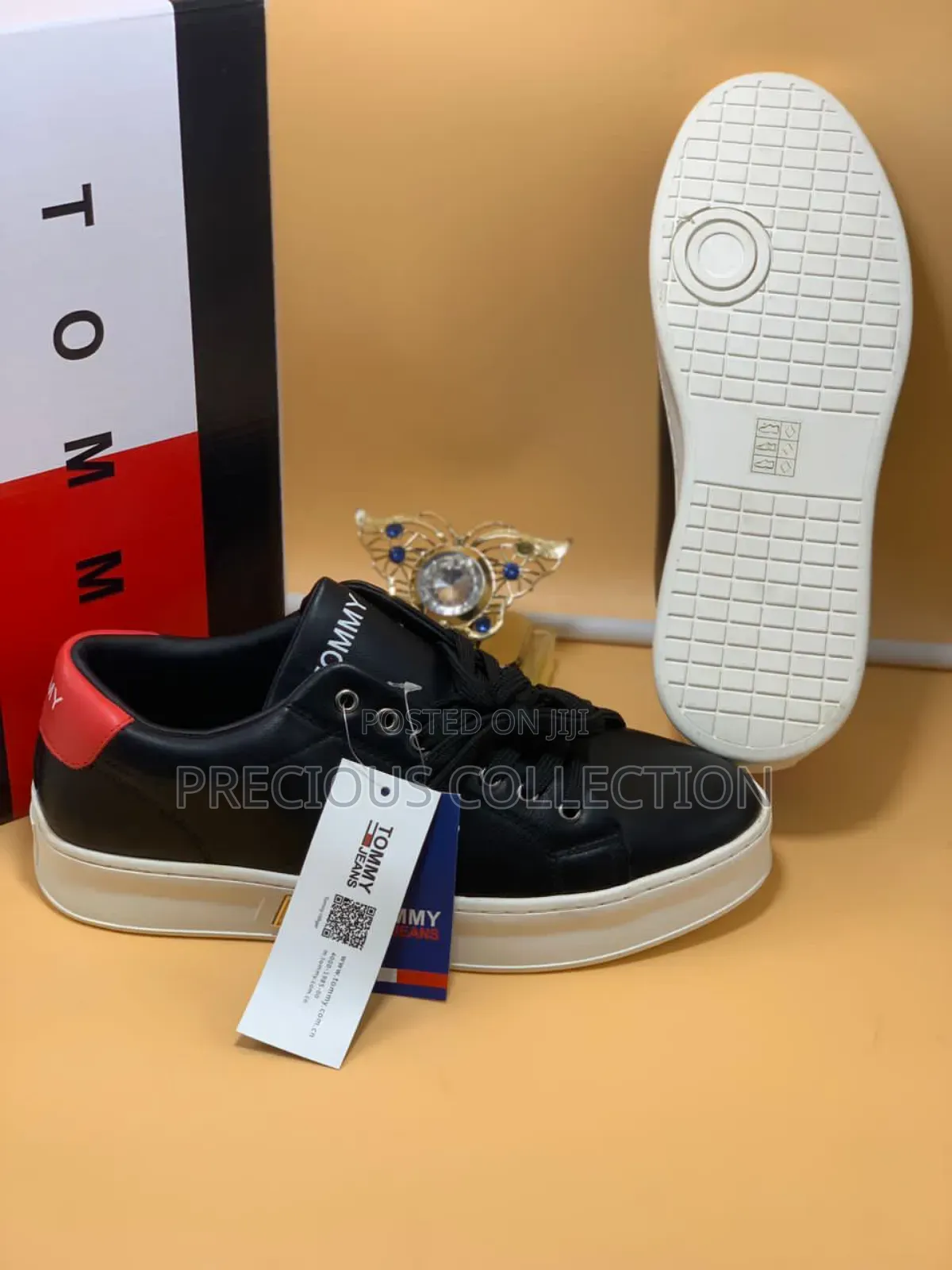 Unisex Top Quality Tommy Hilfiger White Sole Shoe
