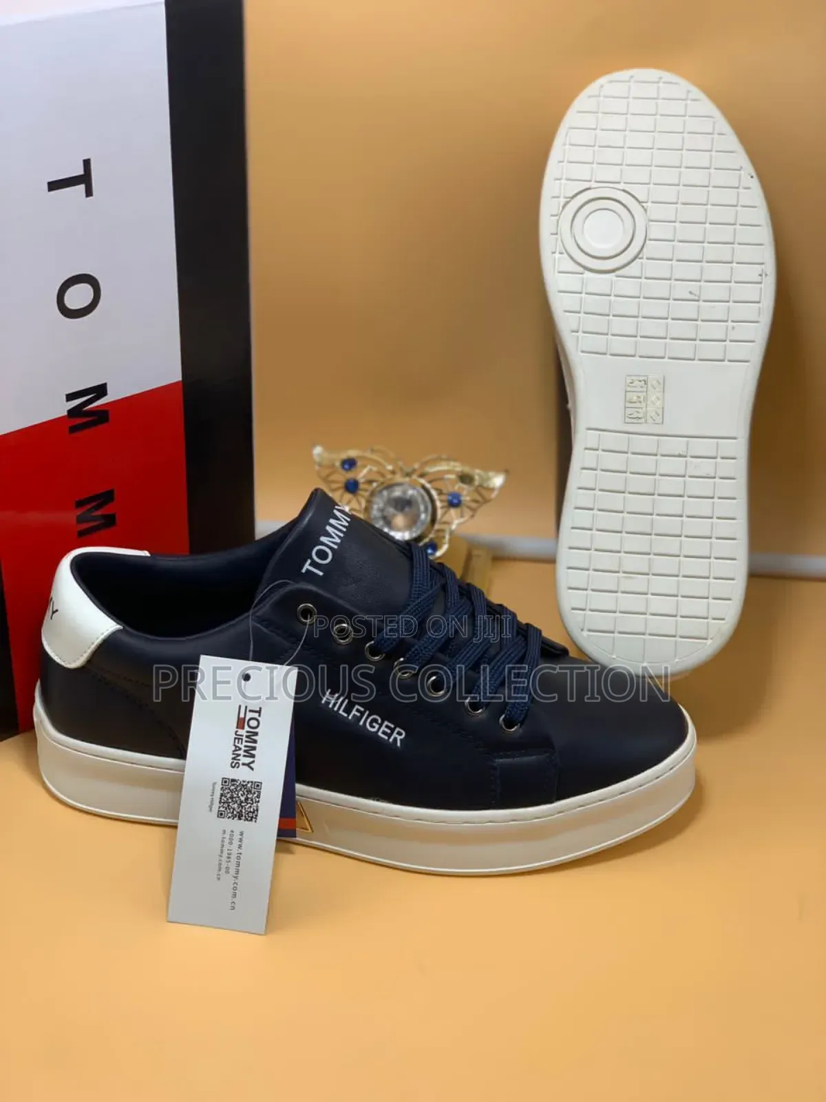 Unisex Top Quality Tommy Hilfiger White Sole Shoe