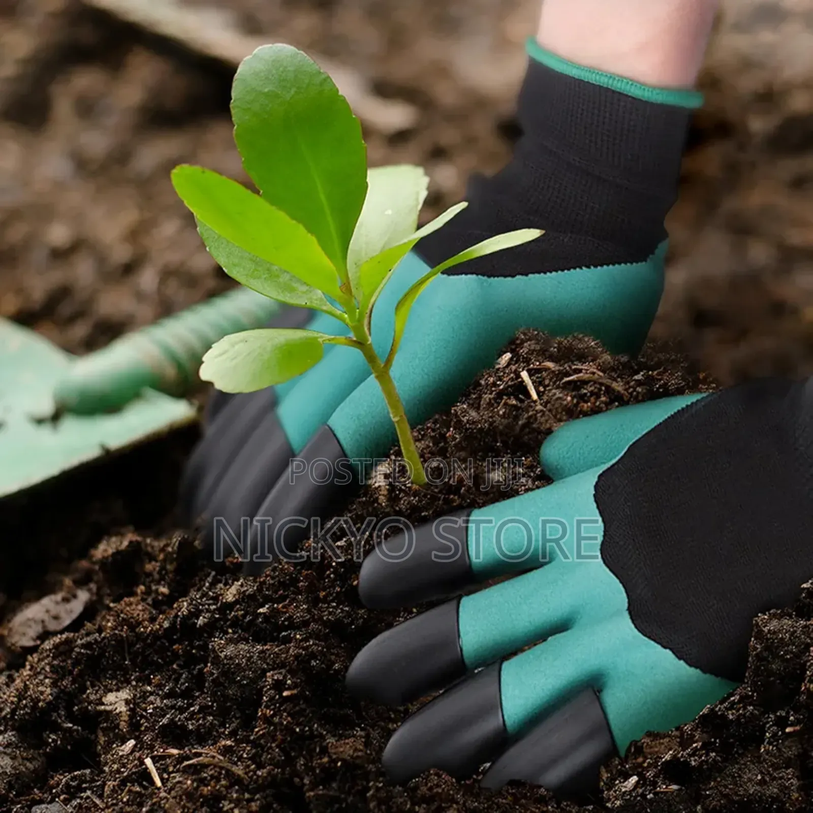 1 Pair Garden Gloves With Claws