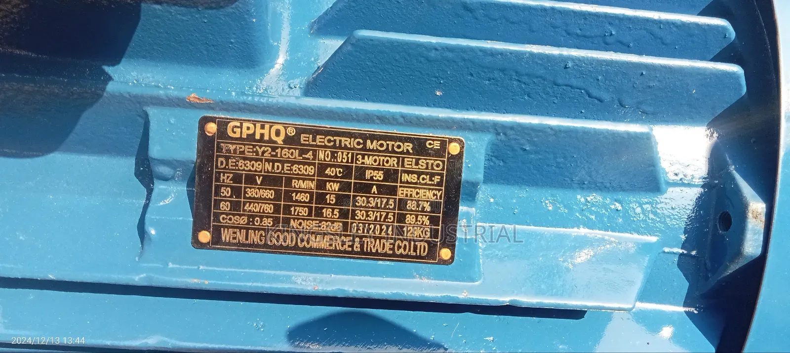 Industrial Brower 15kw 3 Phase Motor Heavy Duty