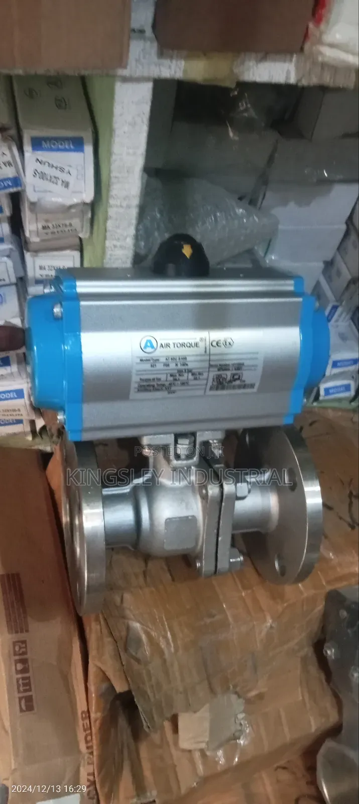 Industrial Actuator Flange Ball Valve DN65 11⁄2 Inches