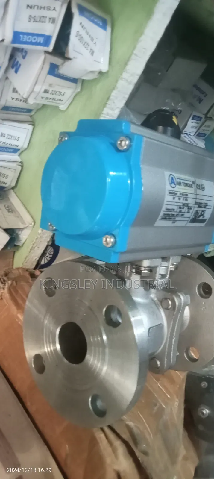 Industrial Actuator Flange Ball Valve DN65 11⁄2 Inches