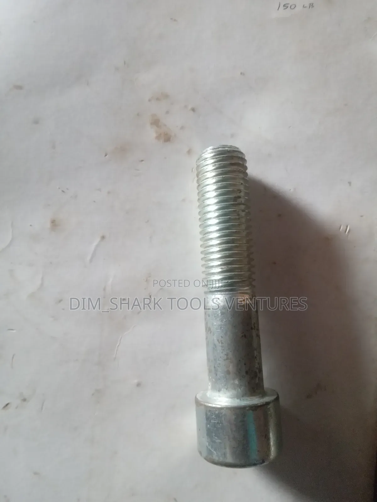 M20x100 Allen Steel Bolt