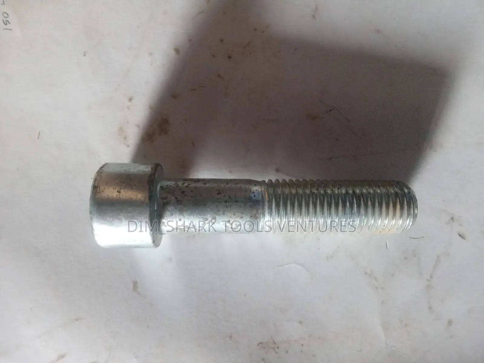 M20x100 Allen Steel Bolt