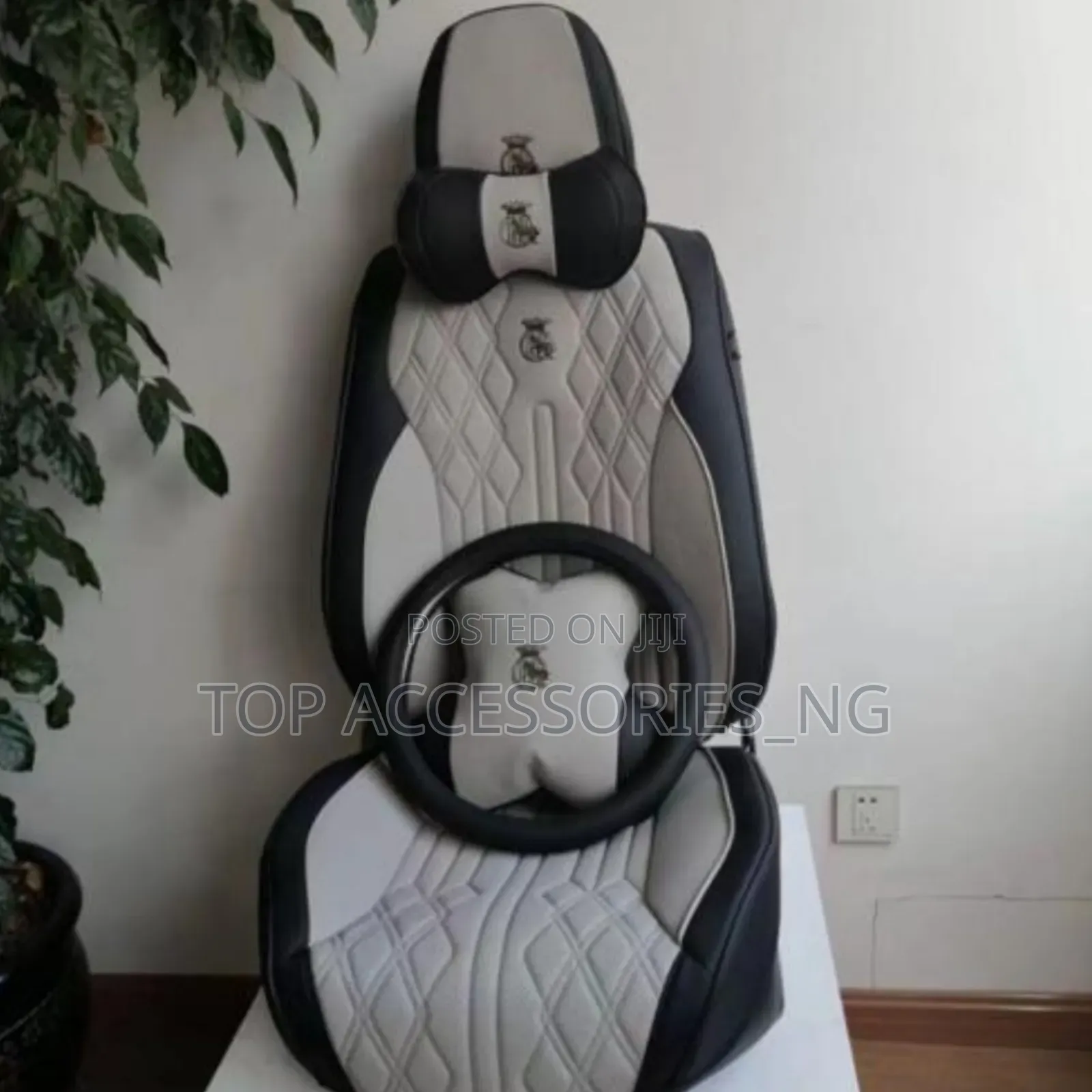 Quality Grey and Black / Cream and Black Car Seat Covers